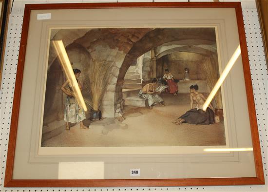 Sir William Russell Flint, chromolithograph(-)